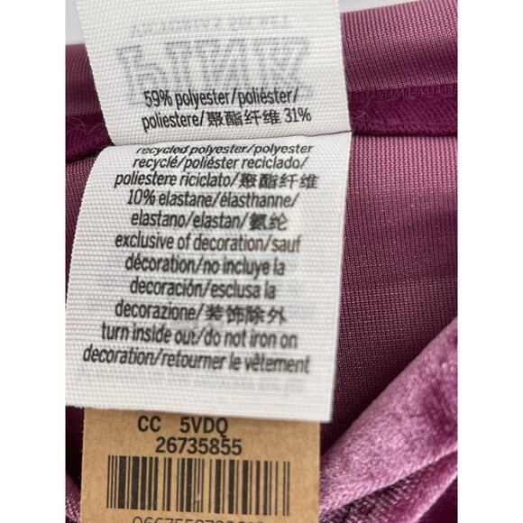 NWT Victoria’s Secret Velour Shine Tracksuit Crop Hoodie Pants Pink Size S XS - Picture 9 of 12